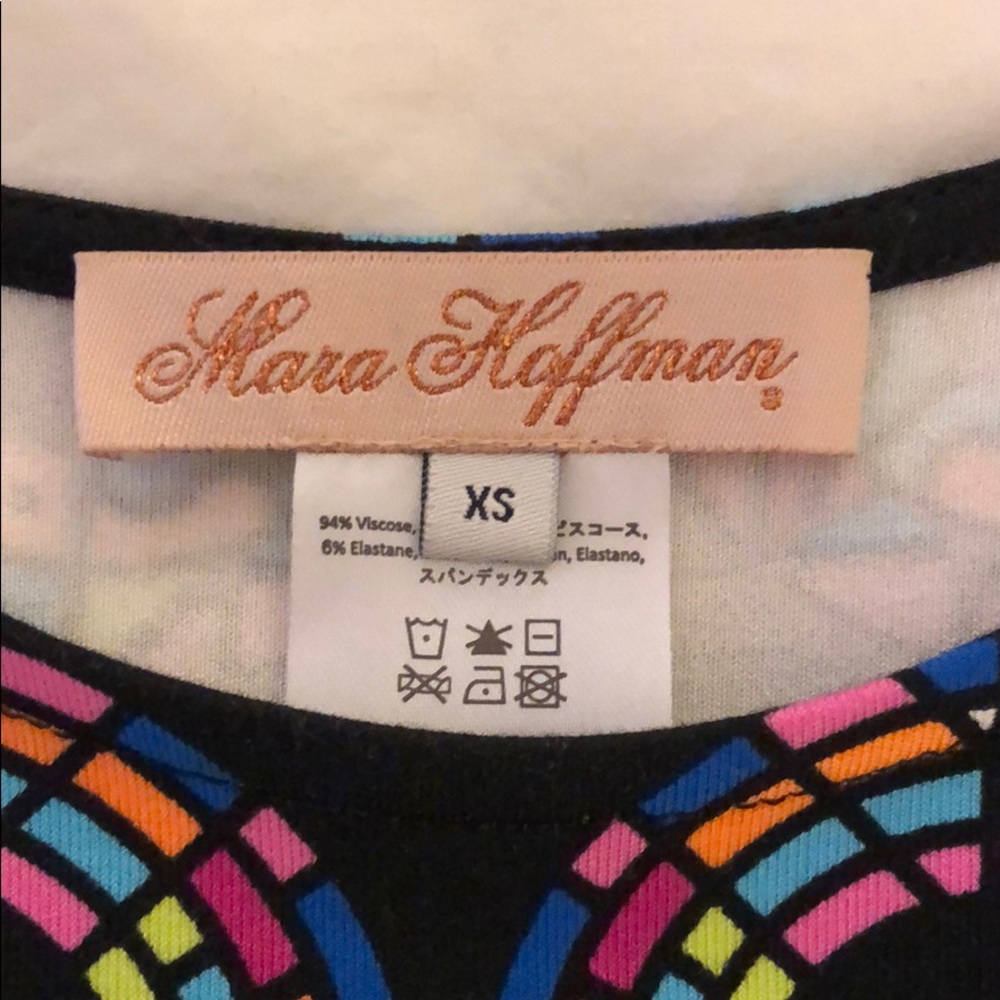 Fun Mara Hoffman Printed Black Dress - Picture 6 of 8